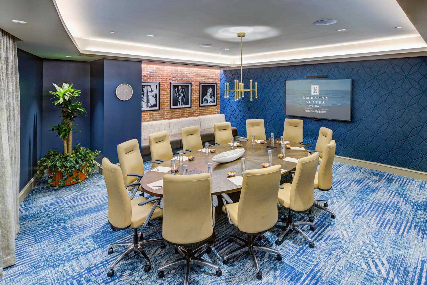 Meeting space at the Embassy Suites by Hilton