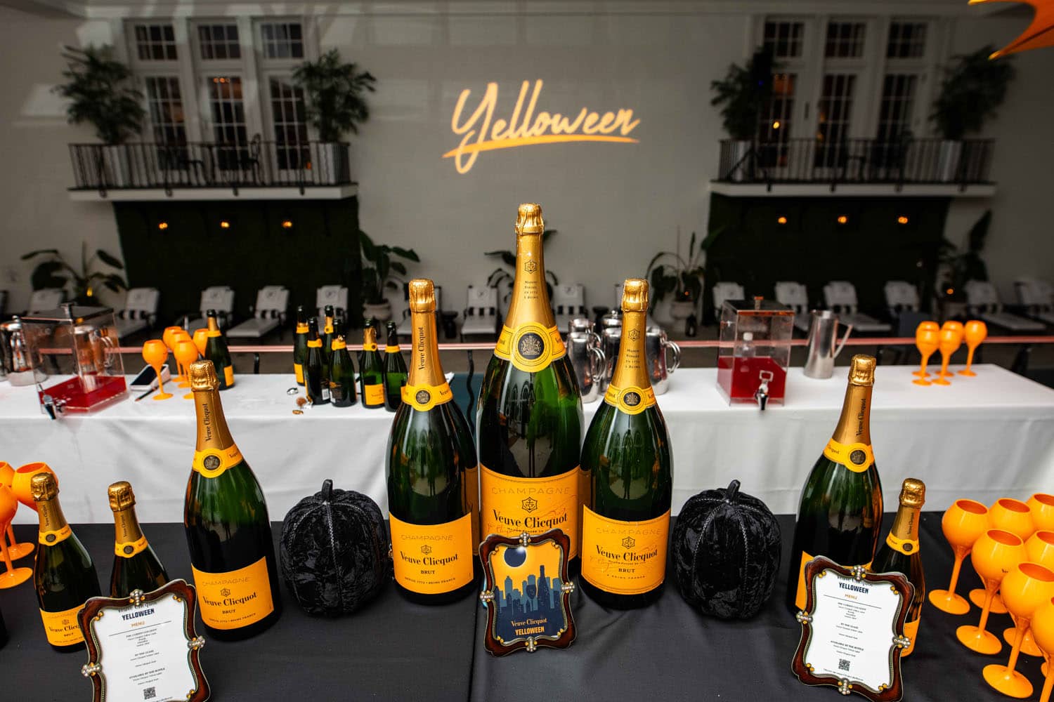 A Halloween event inside The Historic Cavalier Hotel