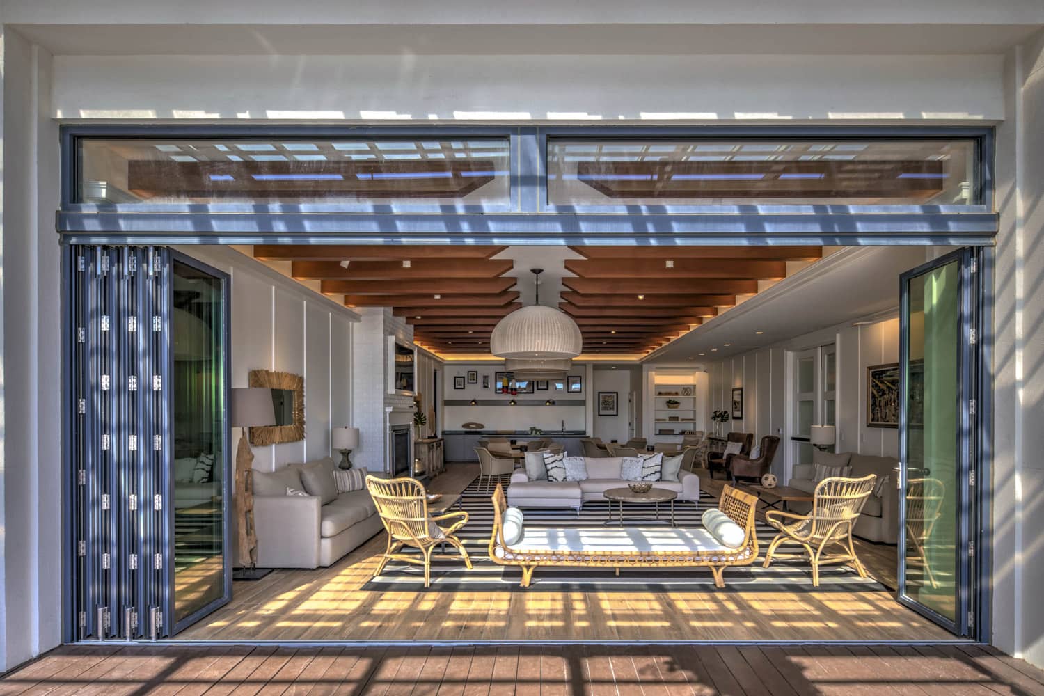 The interior lobby of the Cavalier Beach Club