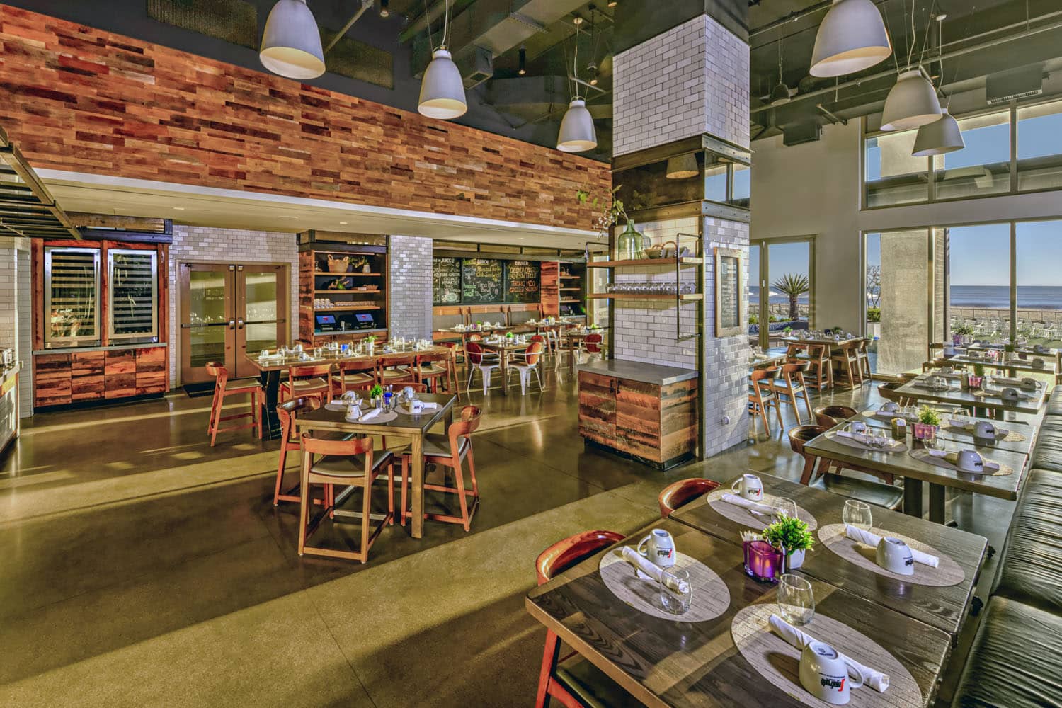 The interior dining room at Tulu