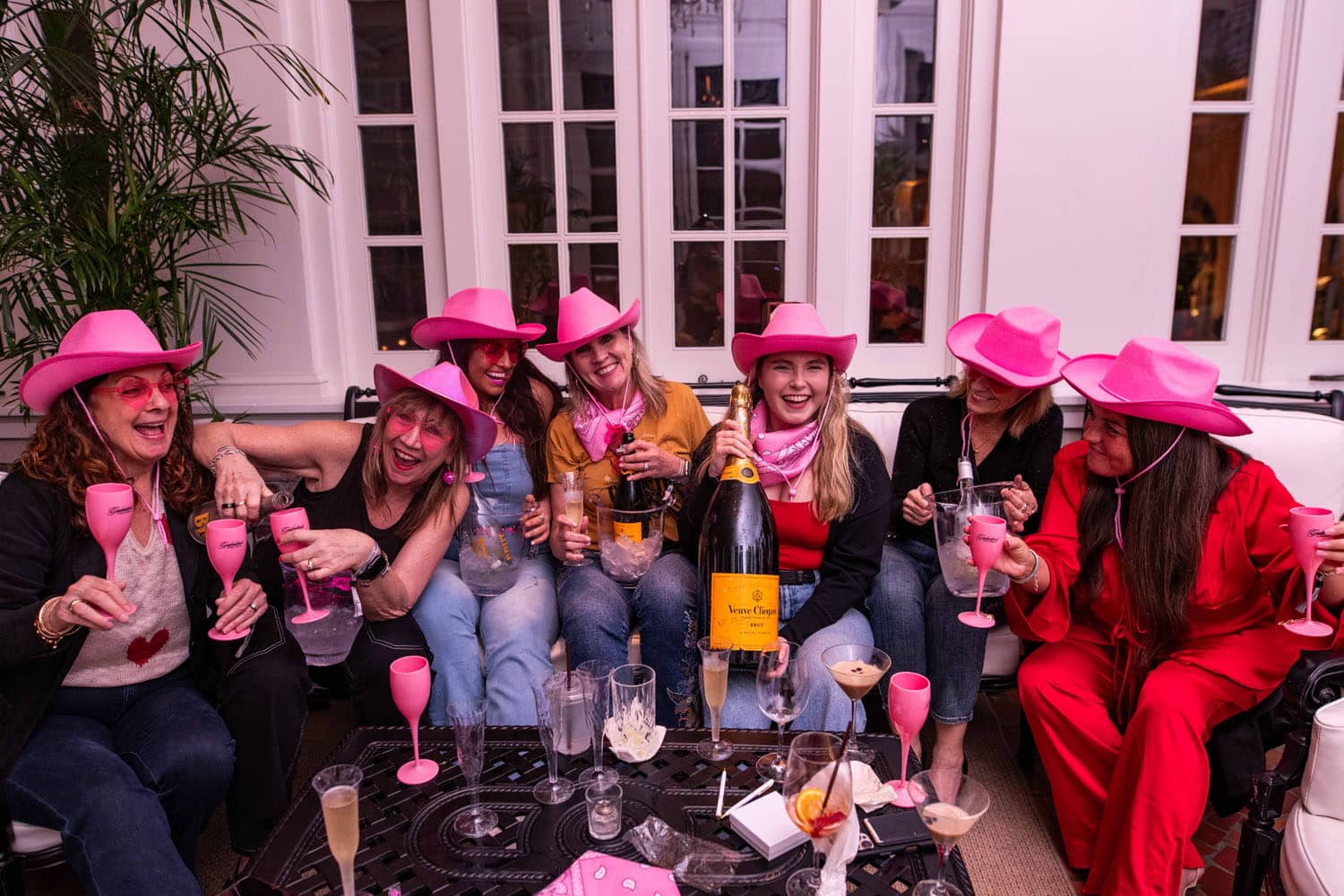 A Galentine's Day event inside The Historic Cavalier Hotel