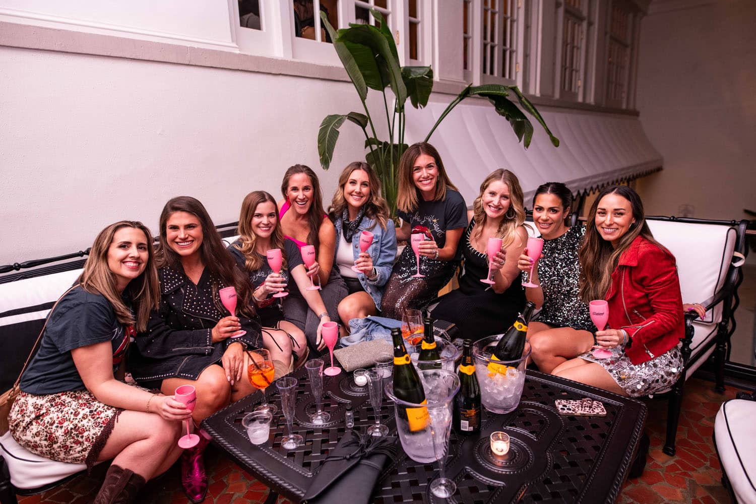 A Galentine's Day event inside The Historic Cavalier Hotel