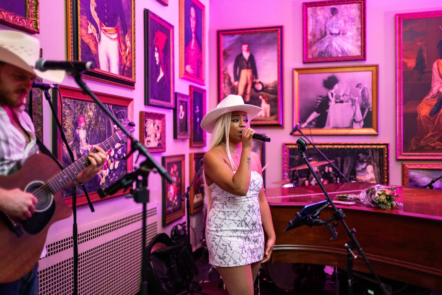 A Galentine's Day event inside The Historic Cavalier Hotel