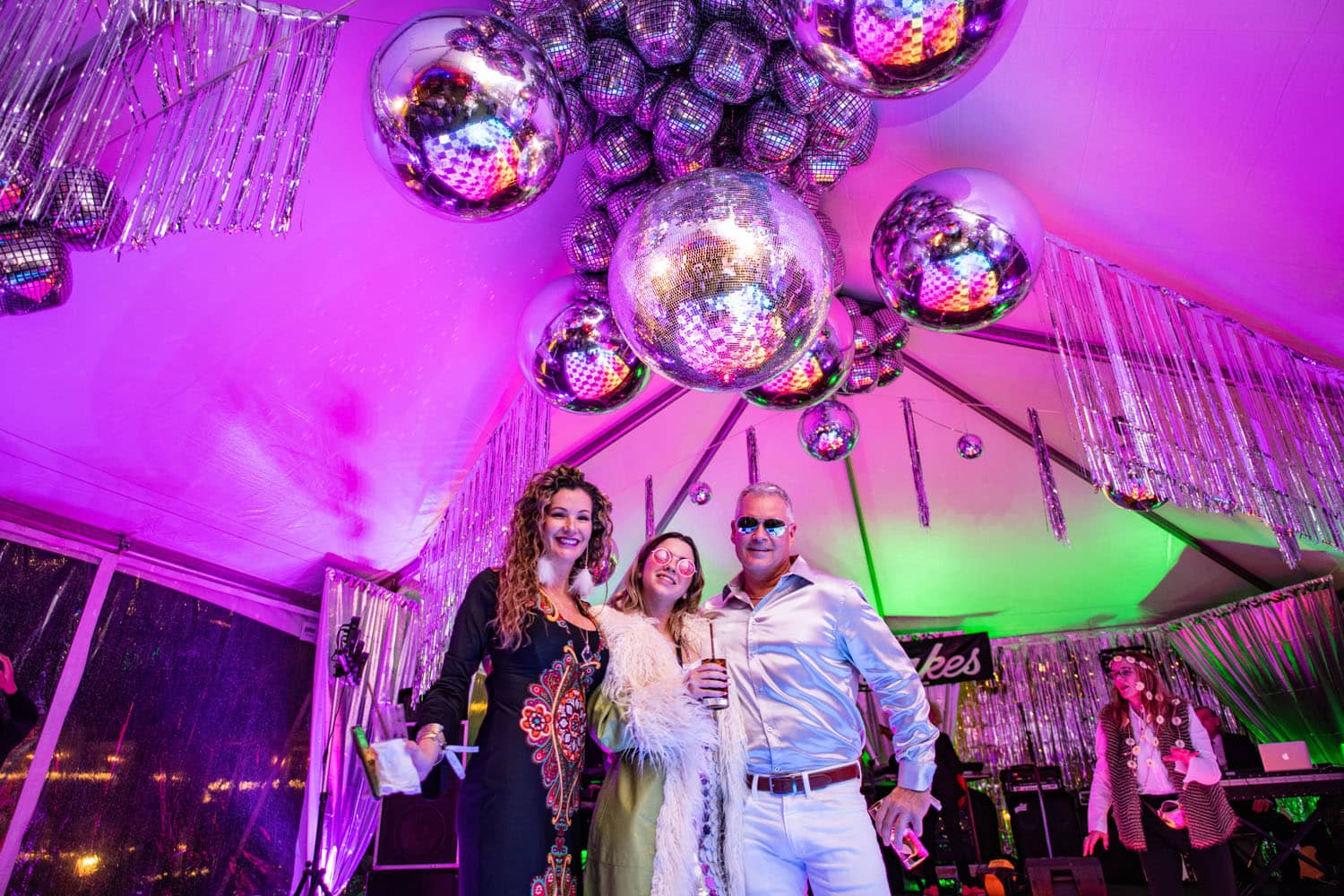 A New Year's Eve celebration inside The Historic Cavalier Hotel