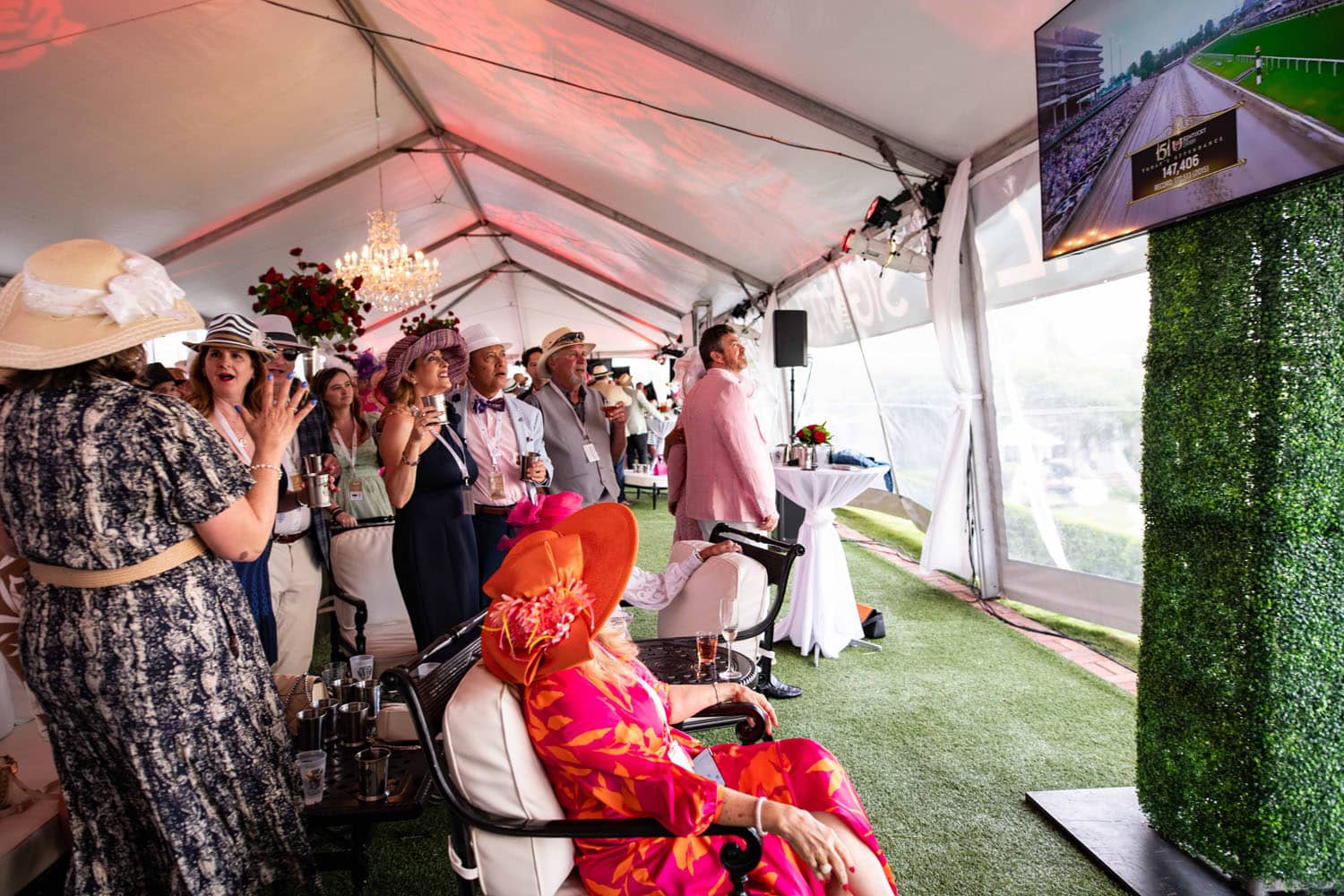 A Kentucky Derby event at The Historic Cavalier Hotel