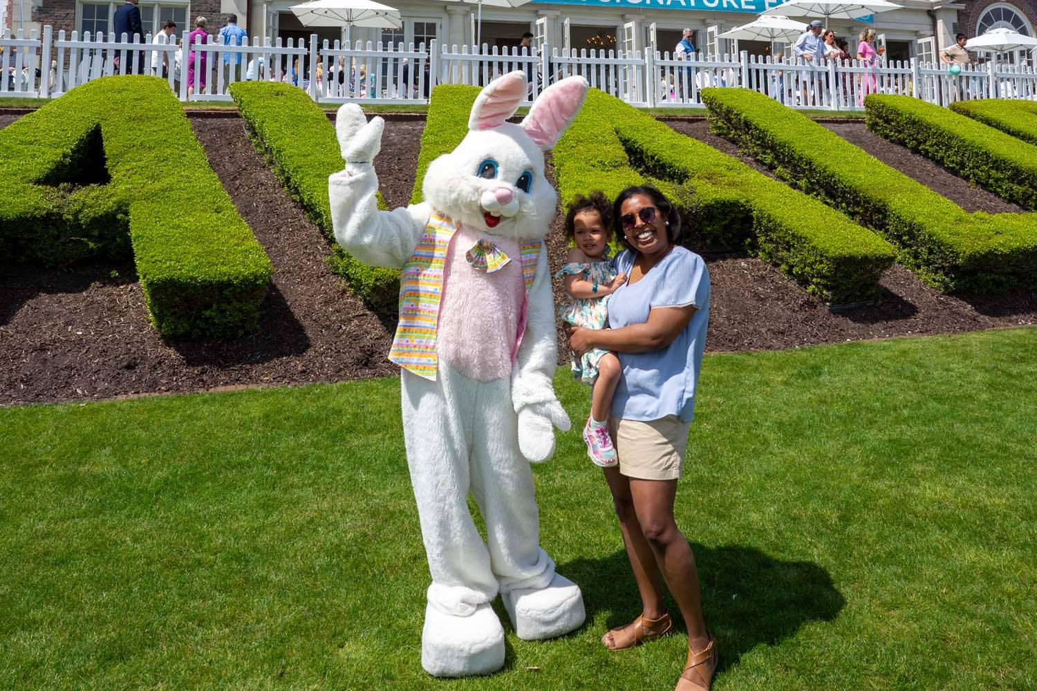 An Easter Egg hunt on The Historic Cavalier Hotel Great Lawn