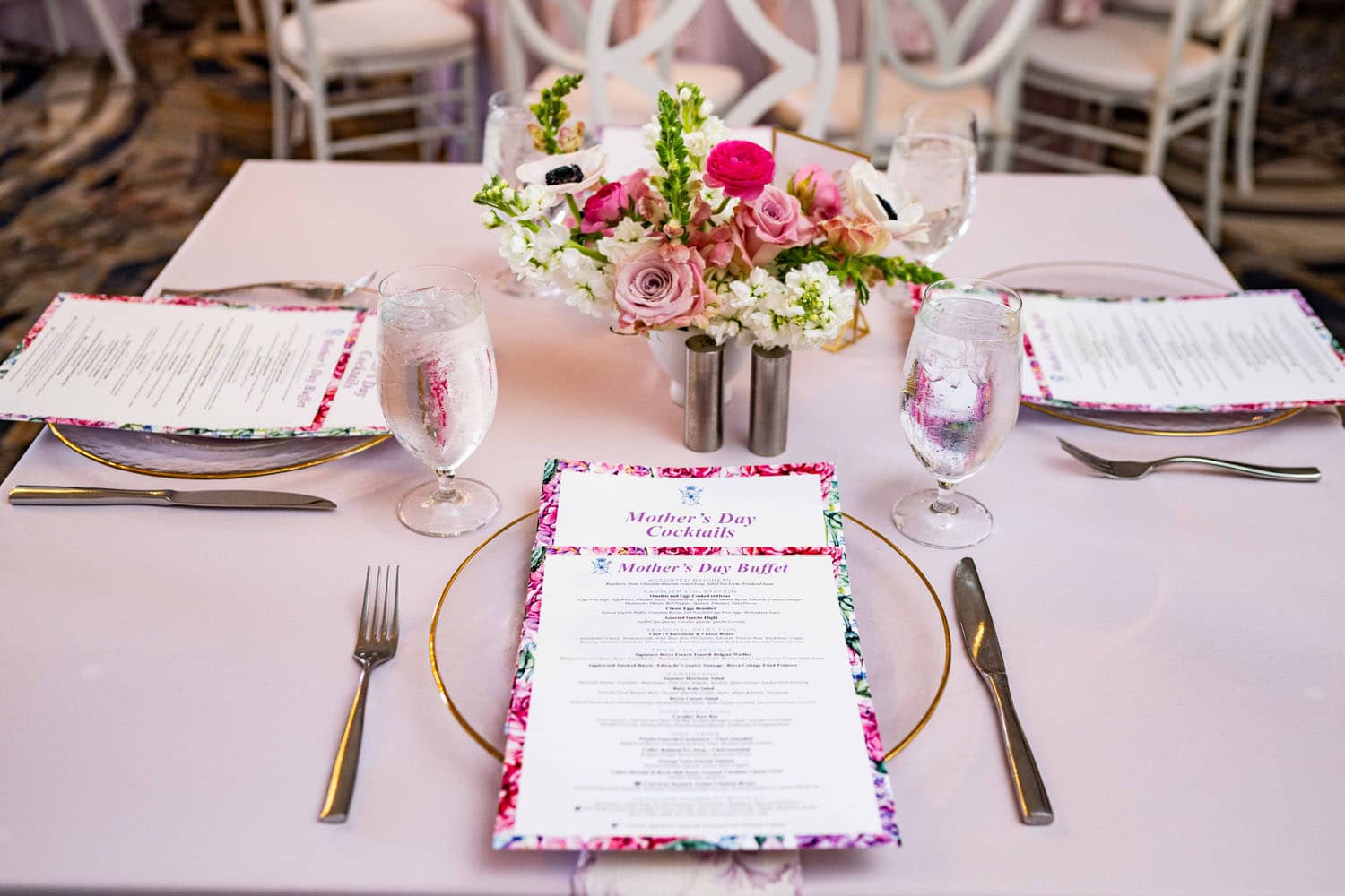 A Mother's Day dining buffet at The Historic Cavalier Hotel