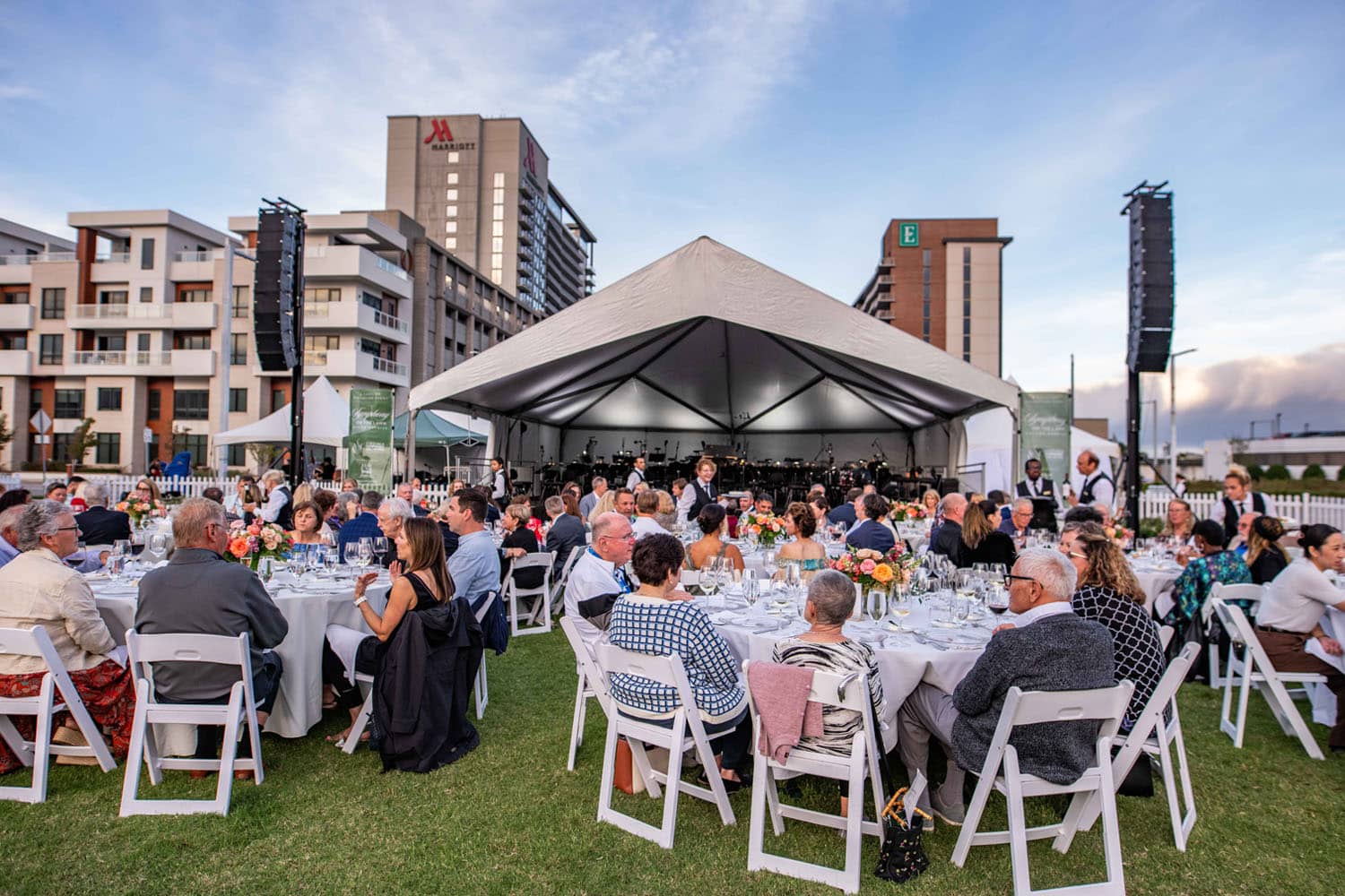 The Symphony on the Lawn outdoor concert at The Historic Cavalier