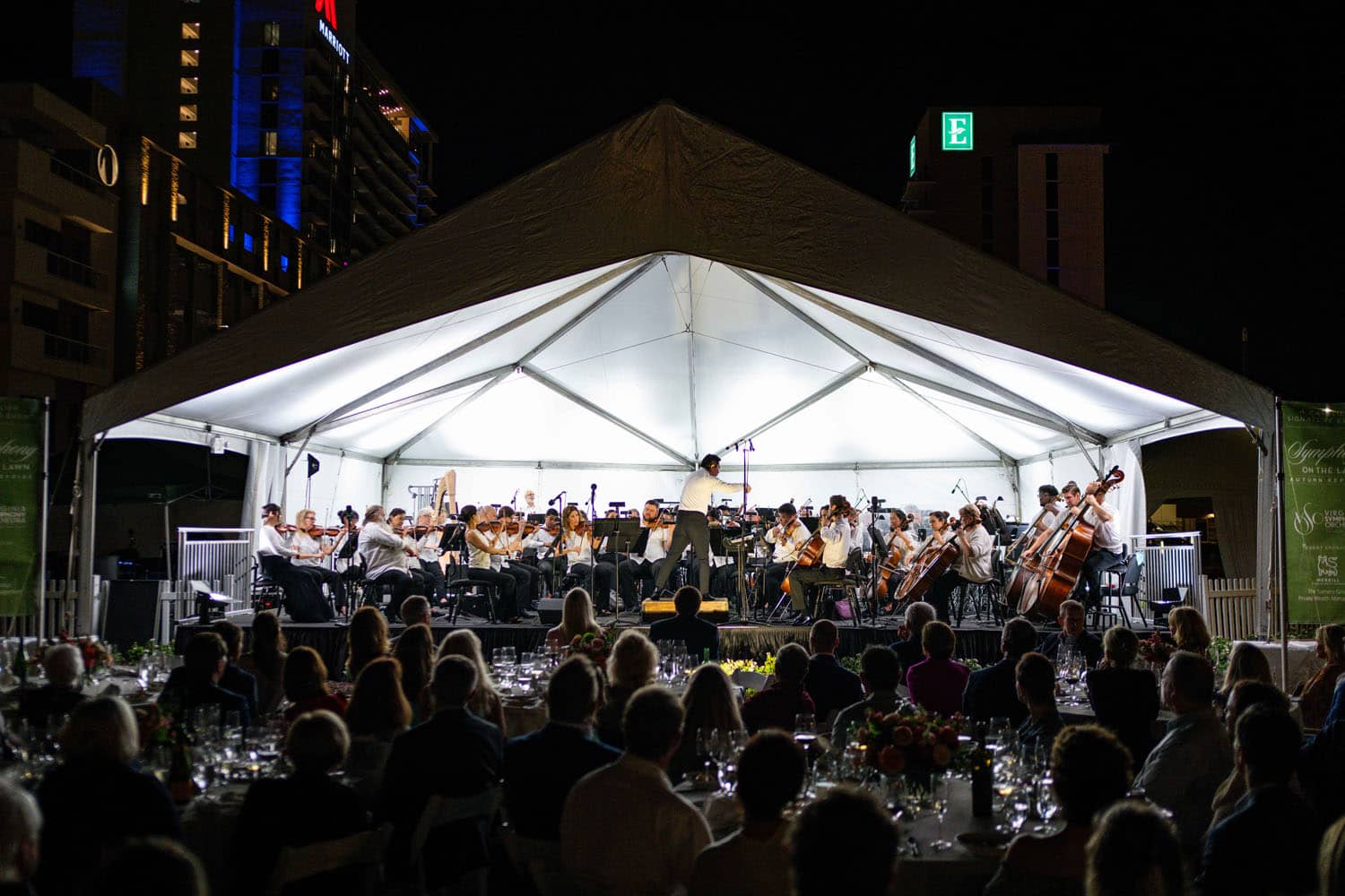The Symphony on the Lawn outdoor concert at The Historic Cavalier
