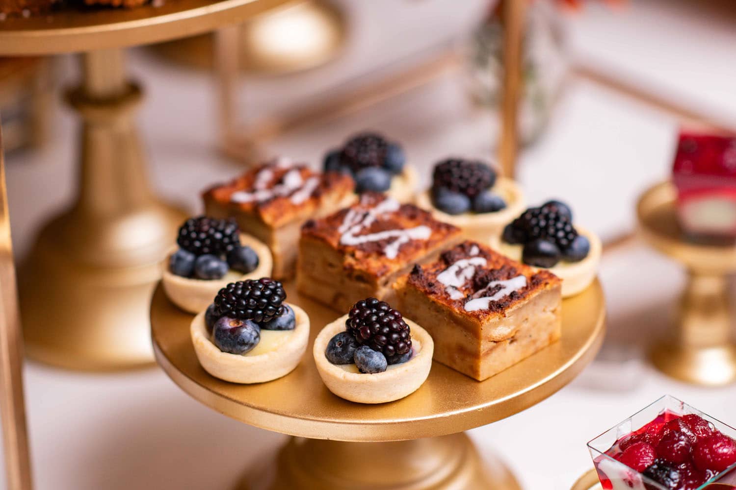 A Thanksgiving dining buffet at The Historic Cavalier Hotel's Crystal Ballroom