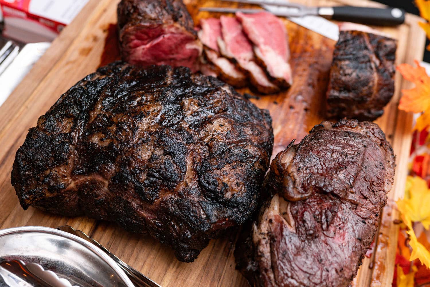 A Thanksgiving dining buffet at The Historic Cavalier Hotel's Crystal Ballroom