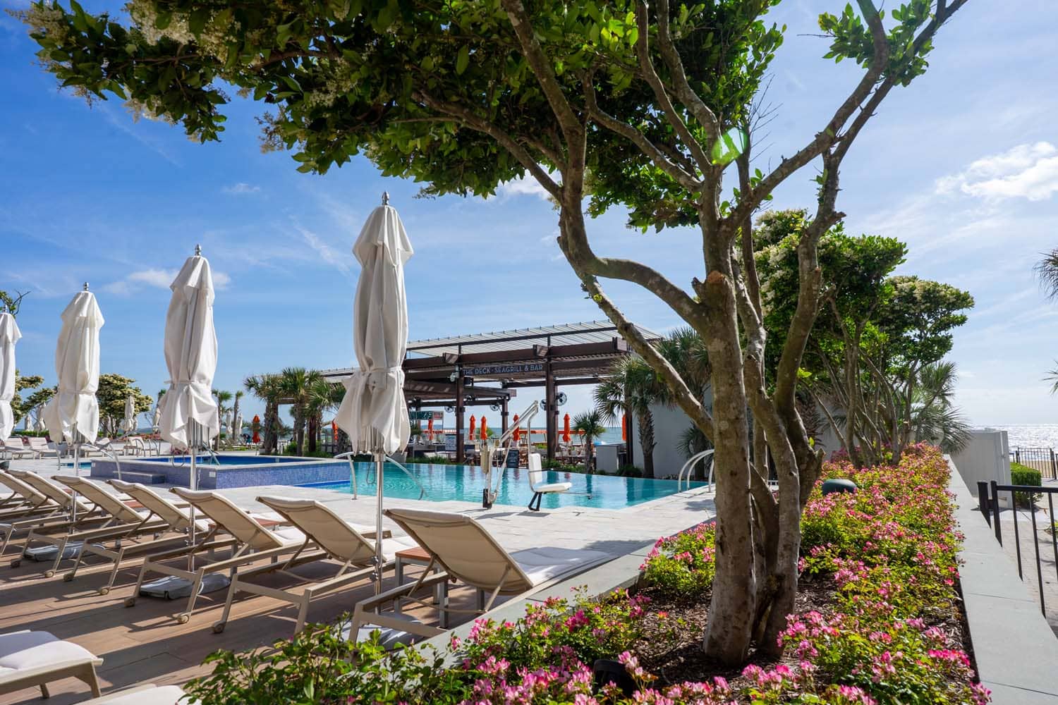 The exterior to the Cavalier Beach Club