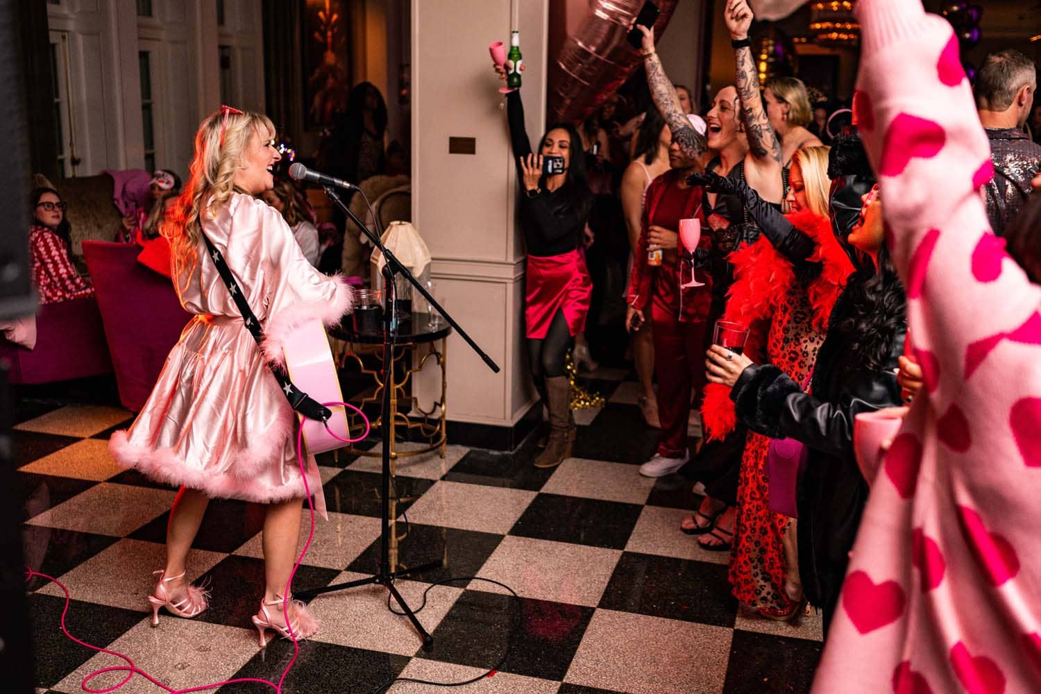 A Galentine's Day special event inside The Historic Cavalier Hotel