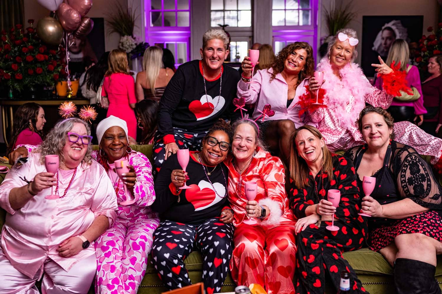 A Galentine's Day special event inside The Historic Cavalier Hotel