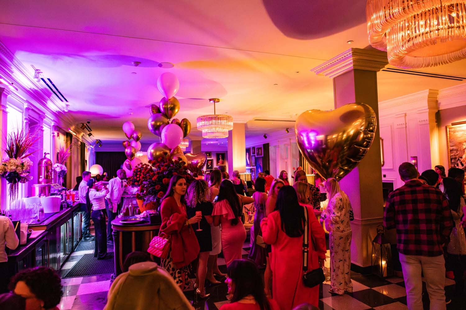 A Galentine's Day special event inside The Historic Cavalier Hotel